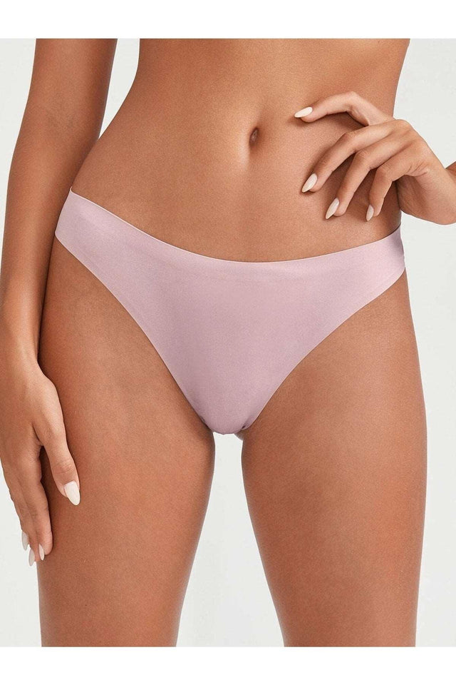 Kadın Dikişsiz İz Yapmaz String Slip - Kaliteli Kullanışlı Günlük Tanga Külot